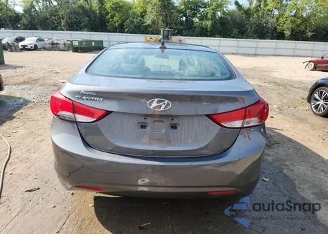 2013 Hyundai Elantra Gls from USA, damaged, VIN 5NPDH4AEXDH366696